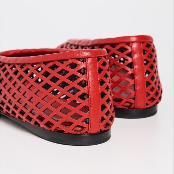 NIB 36 Proenza Schouler Tee Perforated Ballerina Flats - Picture 5 of 6